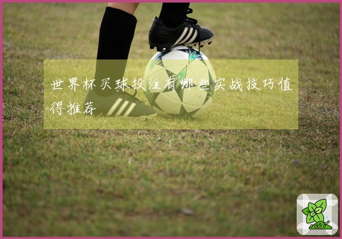 世界杯买球投注有哪些实战技巧值得推荐